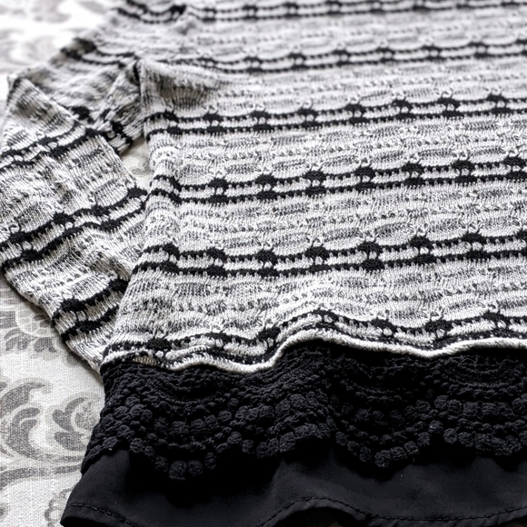 Xhilaration Layered Knit/Crochet Top - Picture 10 of 16